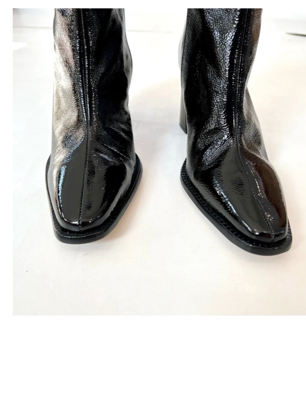 stunning Paula Torres Boots Women’s Size 9 Amalfi Black Leather Boot